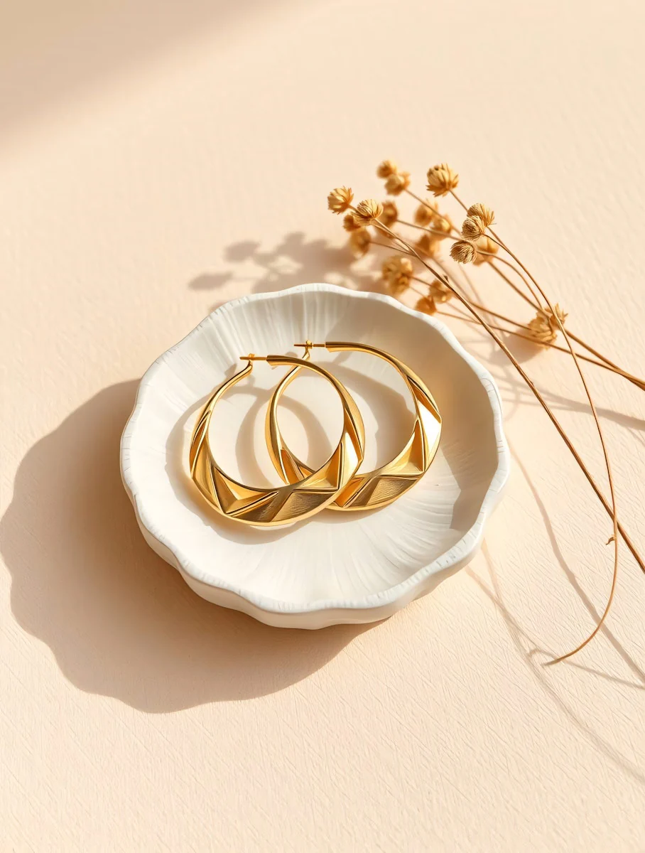 Gold_Hoop_Earrings_on_Ceramic_Dish